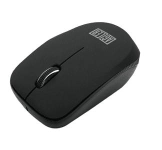 [AGI-2068BK] MOUSE, WIRELESS 2.4G, BLK w/NANO RECEIVER